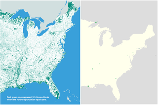 Illustration for article titled How You Count Matters: Maps of Census Data in the US